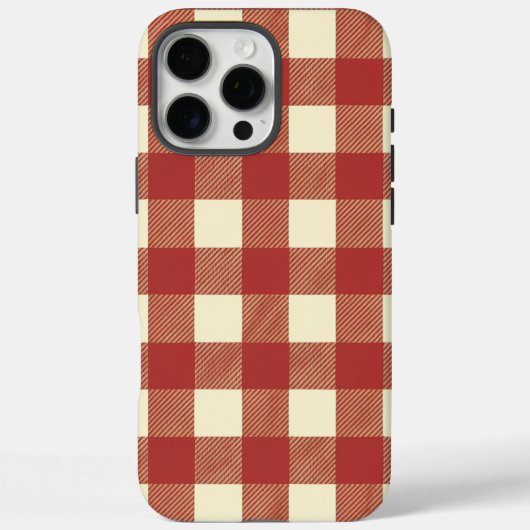 「Check Yourself: The クラシックWestern Gingham」舞 Case-Mate iPhoneケース (裏面)