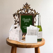 Checkedエレガント Vintage Wedding Guest Thank You フェイバーバッグ