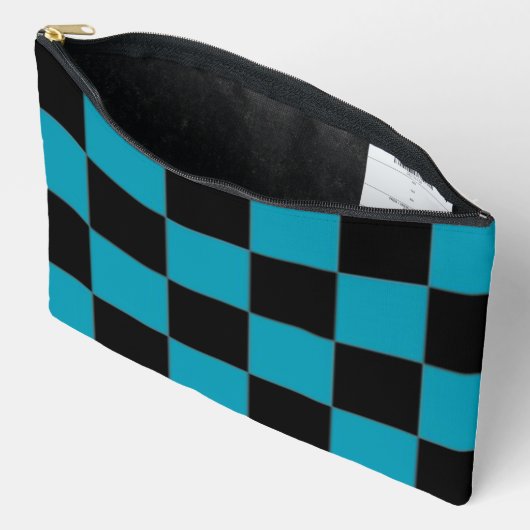 Checked Large アクセサリーポーチ (見開き)