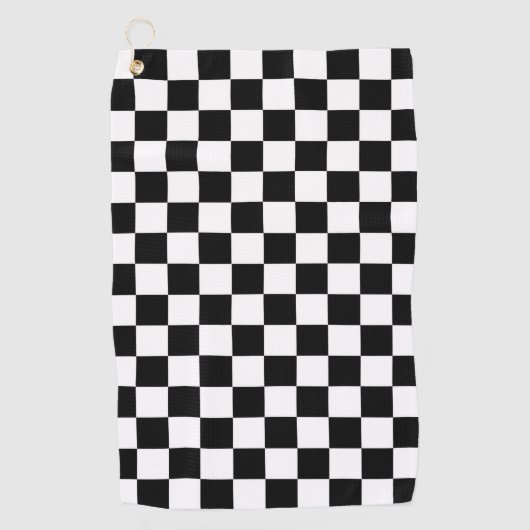 Checker Flag ゴルフタオル (正面)