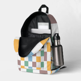 CheckerBoardバックパック プリントバックパック
