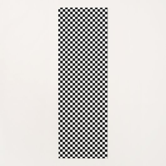 checkerboard design Yoga Mat ヨガマット (正面)