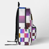 CheckerBoard Flareバックパック プリントバックパック (左)