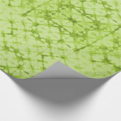 Checkerboard Fortune Teller Mirror Chartreuse ラッピングペーパー (角)