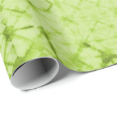 Checkerboard Fortune Teller Mirror Chartreuse ラッピングペーパー (ロールコーナー)