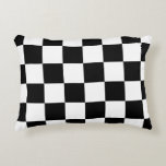 Checkerboard Home Rug of the Classic Elegance アクセントクッション<br><div class="desc">Checkerboard Home Rug of the Classic Monochrome Elegance brings a bold, timeless geometric statement into any interior. The iconic black‑and‑white pattern adds structure, contrast, and a touch of designer sophistication. Perfect as a stylish gift, this rug suits modern, minimalist, retro, and artistic spaces alike. Its clean visual rhythm instantly elevates...</div>