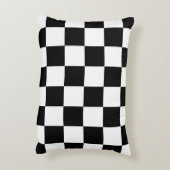 Checkerboard Home Rug of the Classic Elegance アクセントクッション (裏面(縦))