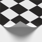 Checkerboard Home Rug of the Classic Elegance ラッピングペーパー (角)