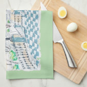 Checkerboard Kiosk Park View キッチンタオル (四つ折り)