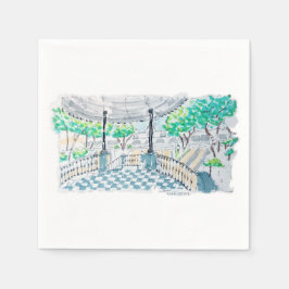 Checkerboard Kiosk Park View スタンダードカクテルナプキン