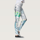 Checkerboard Kiosk Park View レギンス (右)