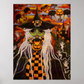 Checkerboard Witch Poster ポスター (正面)