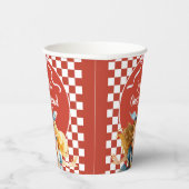 Checkered Alice in ONEDERLAND 1st Birthday Party 紙コップ (右)