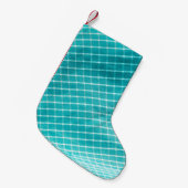 Checkered background textile closeup. スモールクリスマスストッキング (正面 (吊り時))