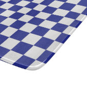Checkered Blue and White カッティングボード (角)