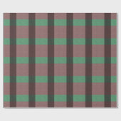 Checkered Christmas wrapping Paper ラッピングペーパー (フラット)