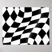 Checkered Flag Poster ポスター (正面)