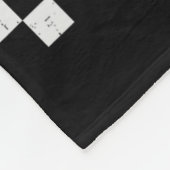 Checkered Game Day Cute Coquette Bow Softll Women  フリースブランケット (角)