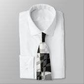 checkered,geometric,abstract,checks,pattern,distor ネクタイ (タイ)