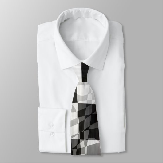 checkered,geometric,abstract,checks,pattern,distor ネクタイ (タイ)