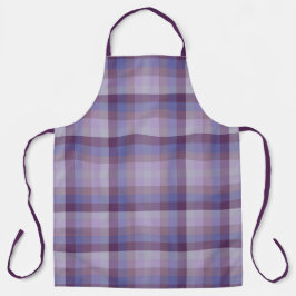 Checkered Grape Lavender Magenta Blue Purple       エプロン