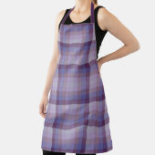 Checkered Grape Lavender Magenta Blue Purple       エプロン (インサイチュ)
