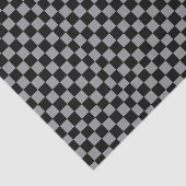 Checkered Gray and Black  薄葉紙 (詳細)