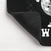 Checkered Happy New Year 2026 Disco Ball New Year  マウスパッド (コーナー)