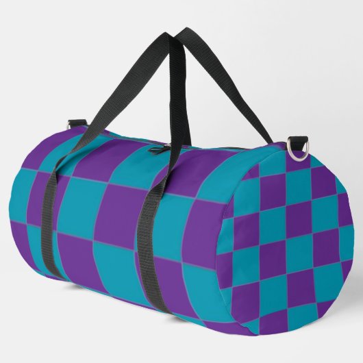 Checkered Large ダッフルバッグ (左コーナー)