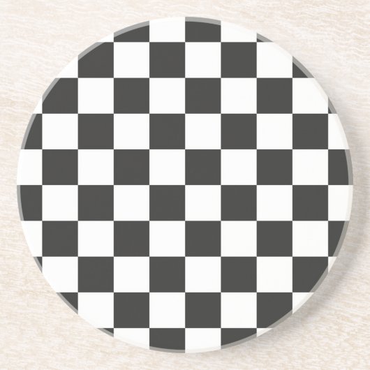 Checkered pattern コースター (正面)