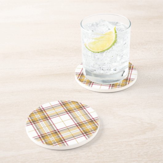 Checkered pattern コースター (側面)