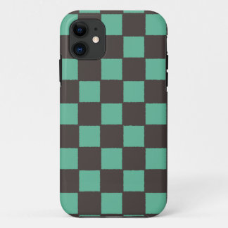 Checkered pattern※鬼滅の刃の公式グッズではありません iPhone 11 ケース