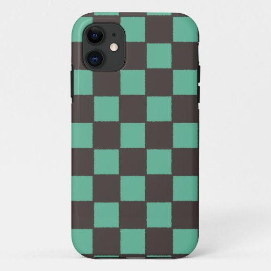 Checkered pattern※鬼滅の刃の公式グッズではありません Case-Mate iPhoneケース (裏面)