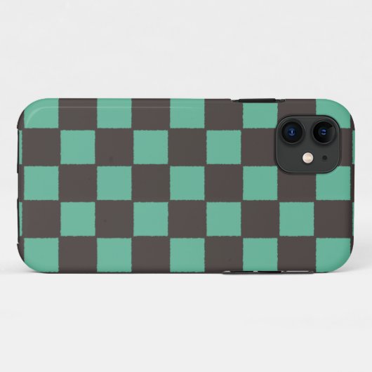 Checkered pattern※鬼滅の刃の公式グッズではありません Case-Mate iPhoneケース (裏面(横))