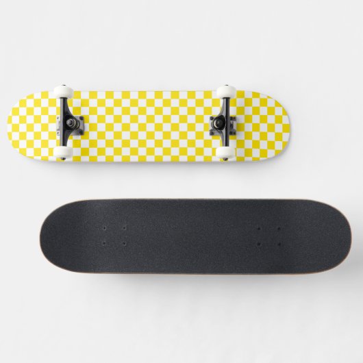 Checkered Print Skateboard スケートボード (横)