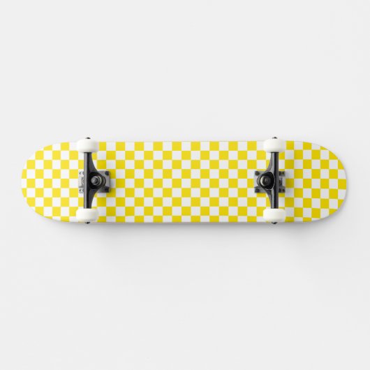 Checkered Print Skateboard スケートボード (横)