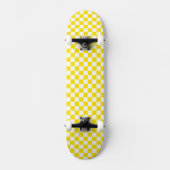 Checkered Print Skateboard スケートボード (正面)