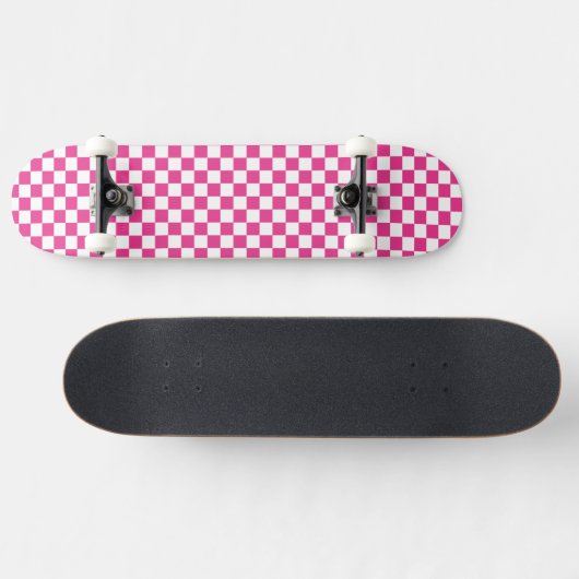 Checkered Print Skateboard スケートボード (横)
