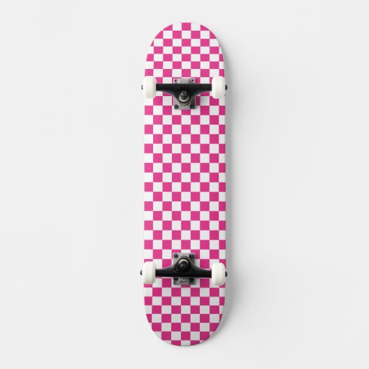 Checkered Print Skateboard スケートボード (正面)