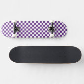 Checkered Print Skateboard スケートボード (横)