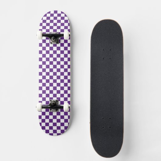 Checkered Print Skateboard スケートボード (正面)