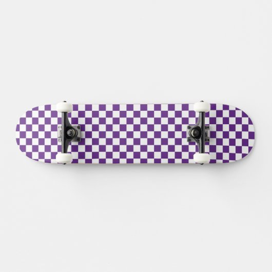 Checkered Print Skateboard スケートボード (横)