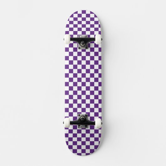 Checkered Print Skateboard スケートボード (正面)