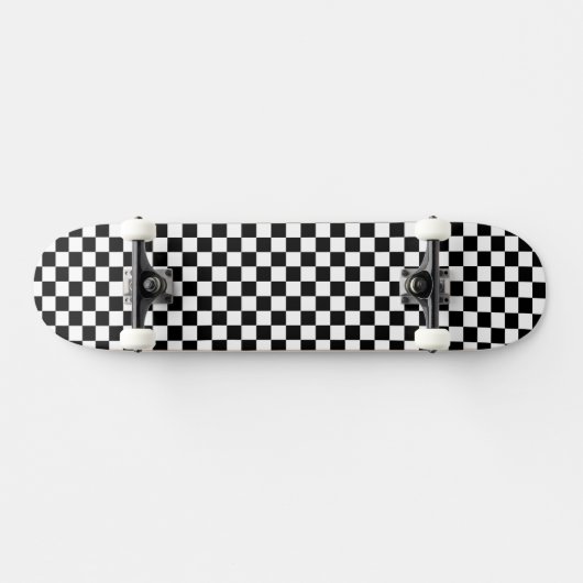 Checkered Print Skateboard スケートボード (横)