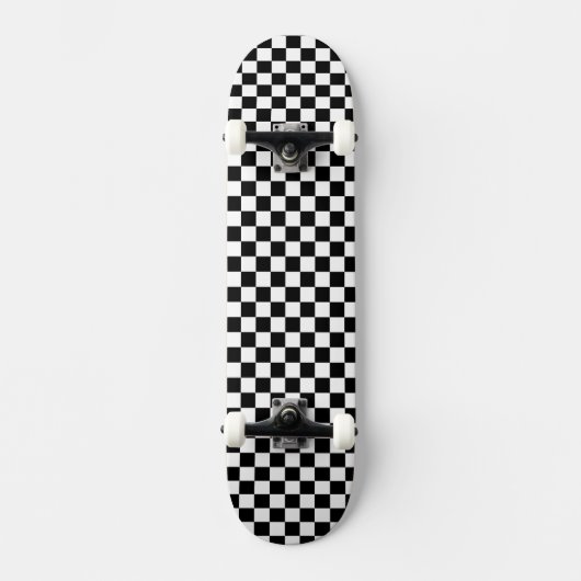 Checkered Print Skateboard スケートボード (正面)