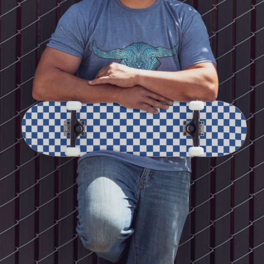 Checkered Print Skateboard スケートボード (室外3)
