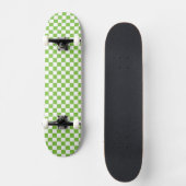 Checkered Print Skateboard スケートボード (正面)