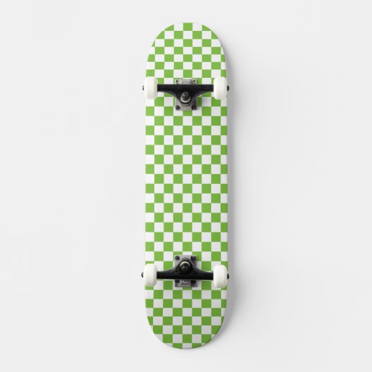 Checkered Print Skateboard スケートボード (正面)