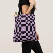 Checkered seamless pattern tote bags トートバッグ (クローズアップ)