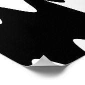 Checkered Sine Waves ポスター (角)